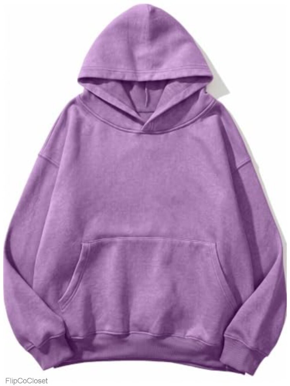 Oversized Acid Wash Hoodie Cotton Blend Pullover Kangaroo Pocket Fall
